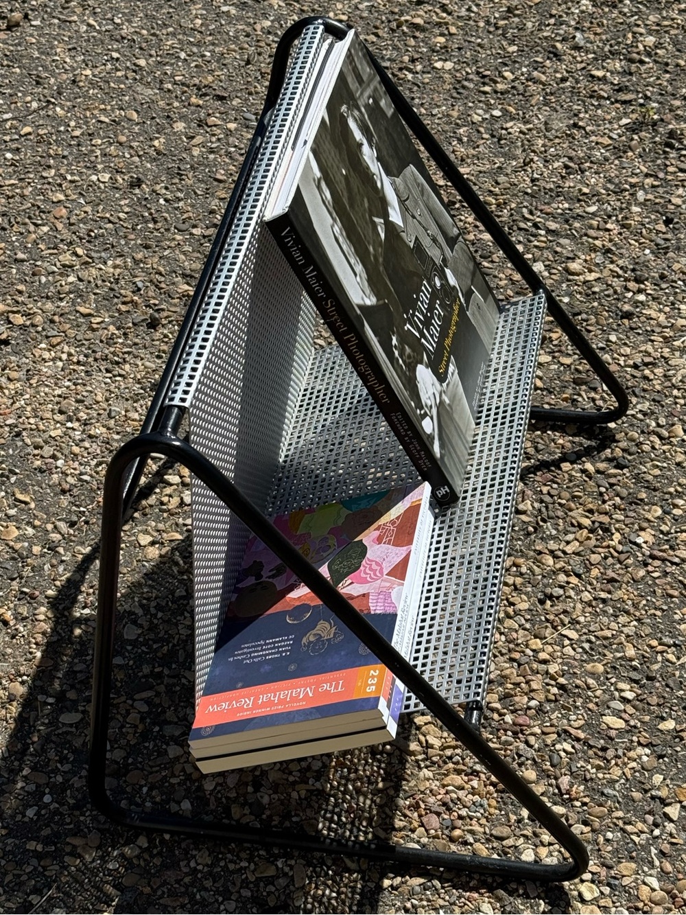Genuine Rare Metal c1950s Vintage Book Magazine Rack by Pilastro Zwanenburg - Picture 8 of 14